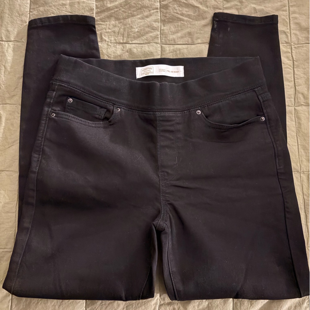 Levi's Signature Black Skinny Jeans